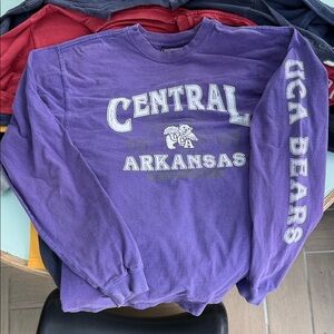 Central Arkansas Purple 'UCA Bears' Long Sleeve Crewneck vintage jansport